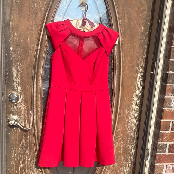 Like New Hailey Adrianna Papell Red Party dress! 8 - Picture 1 of 9